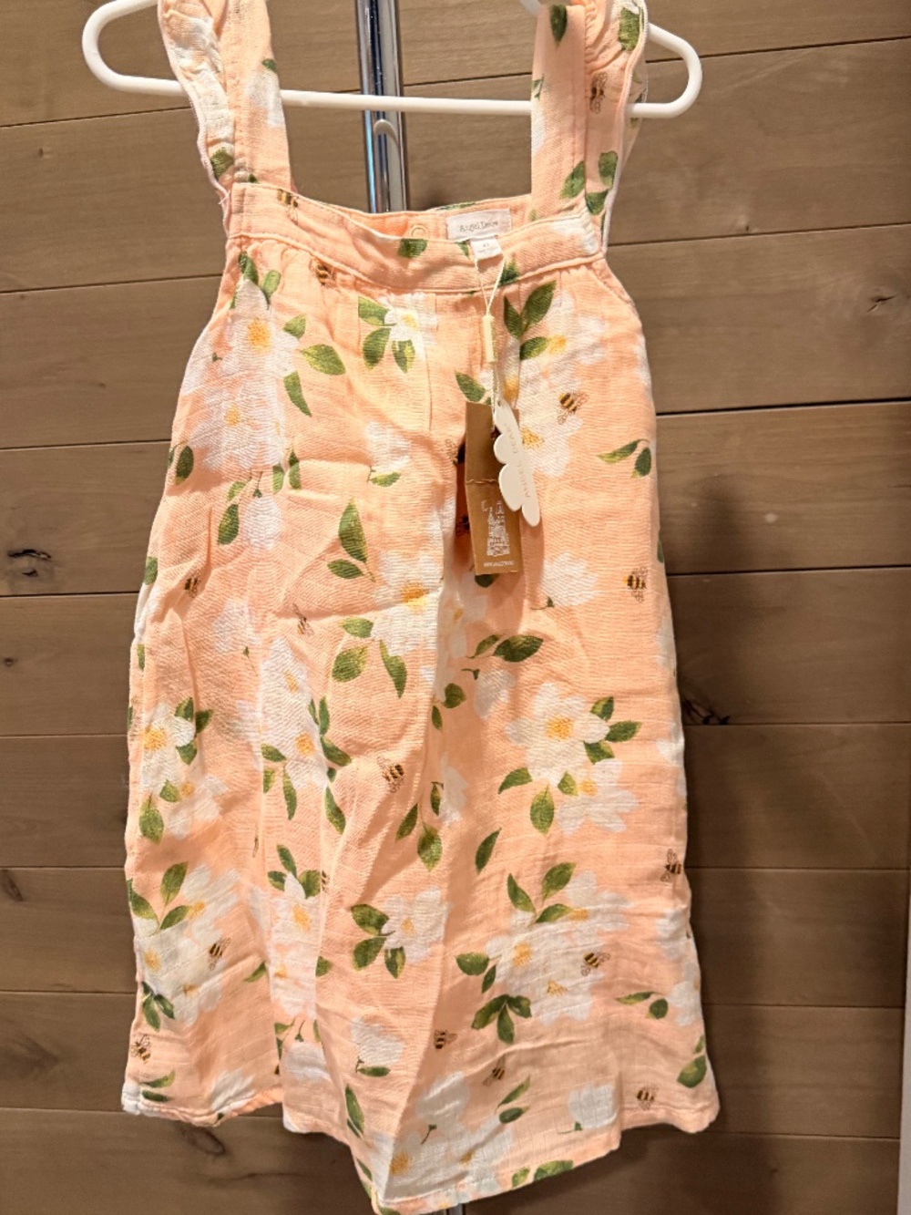 *NWT* Angel Dear Magnolia & Bumble Bree 100% Muslin Dress 4T